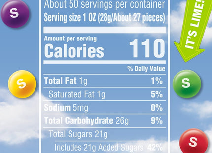 SKITTLES Original Summer Chewy Candy Party Size Bulk Bag 50oz (2 Pack) - Food & Beverages > Sweets Chocolate Assortments