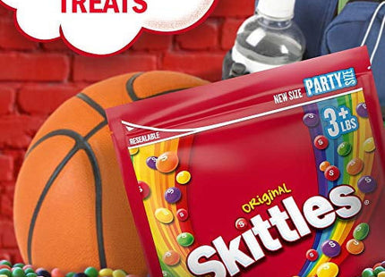 SKITTLES Original Summer Chewy Candy Party Size Bulk Bag 50oz (5 Pack) - Food & Beverages > Sweets Chocolate Assortments