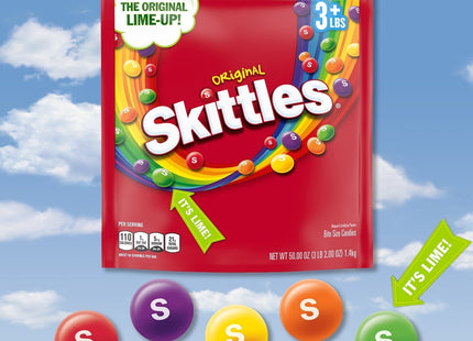 SKITTLES Original Summer Chewy Candy Party Size Bulk Bag 50oz (5 Pack) - Food & Beverages > Sweets Chocolate Assortments