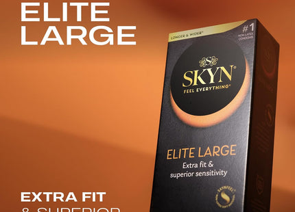 SKYN Elite Large Non-Latex Lubricated Condoms Feel Everything 12ct - Health Care > Sexual Wellness & Contraceptives