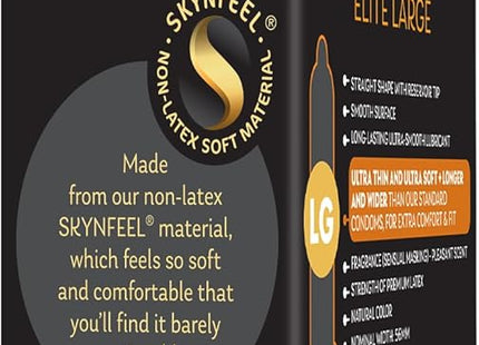 SKYN Elite Large Non-Latex Lubricated Condoms Feel Everything 12ct - Health Care > Sexual Wellness & Contraceptives