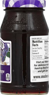 Smucker’s Concord Grape Jelly 12oz (12 Pack) - Food & Beverages > Jam Honey Spreads Jams Preserves