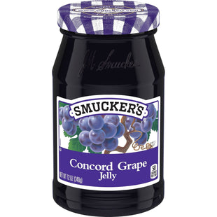 Smucker’s Concord Grape Jelly 12oz (12 Pack) - Food & Beverages > Jam Honey Spreads Jams Preserves