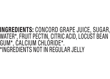 Smucker’s Low Sugar Concord Grape Reduced Jelly 15.5oz Jars (24 Pack) - Food & Beverages > Jam Honey Spreads Jams