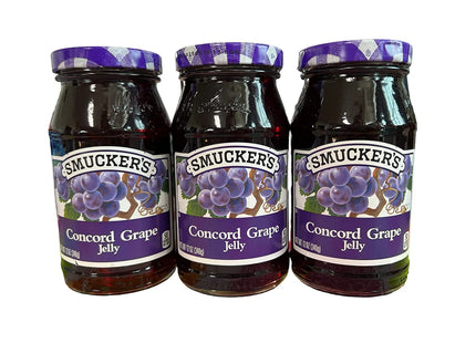 Smucker’s Concord Grape Jelly 12oz (3 Pack) - Food & Beverages > Jam Honey Spreads Jams Preserves