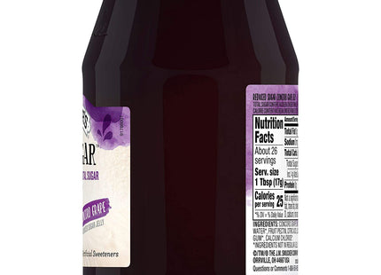 Smucker’s Low Sugar Concord Grape Reduced Jelly 15.5oz Jars (12 Pack) - Food & Beverages > Jam Honey Spreads Jams