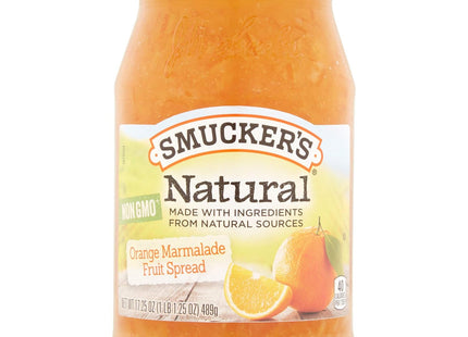 Smucker’s Natural Orange Marmalade Fruit Spread 12.75oz Jar (2 Pack) - Food & Beverages > Jam Honey Spreads Jams