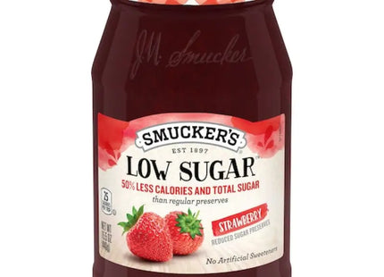 a jar of strawberry jam