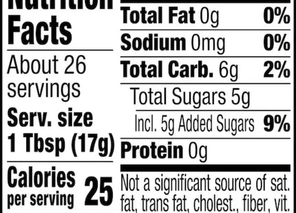 nutrition label for nut nut