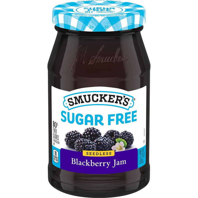 Smucker’s Seedless Blackberry Jam Sweetened With Splenda 12.75oz (6 Pack) - Food & Beverages > Honey Spreads Jams