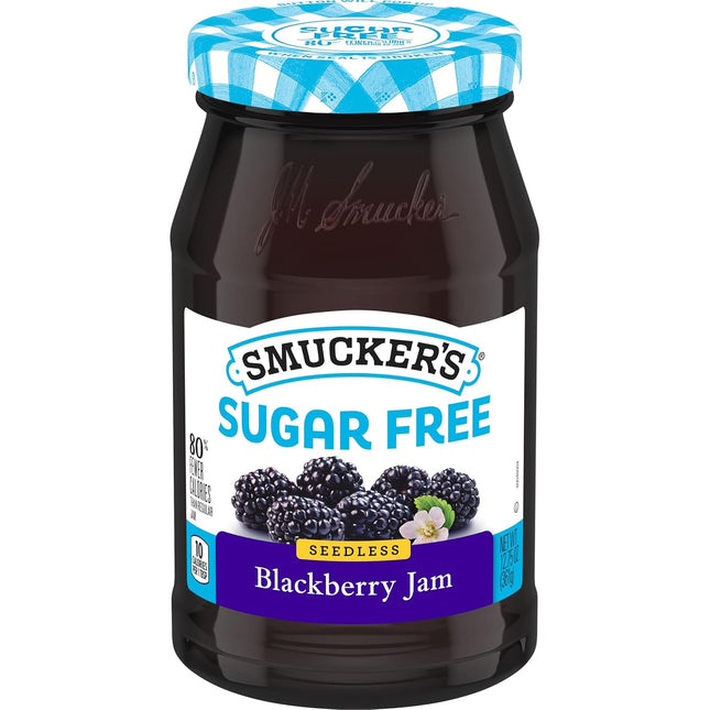 Smucker’s Seedless Blackberry Jam Sweetened With Splenda 12.75oz (8 Pack) - Food & Beverages > Honey Spreads Jams