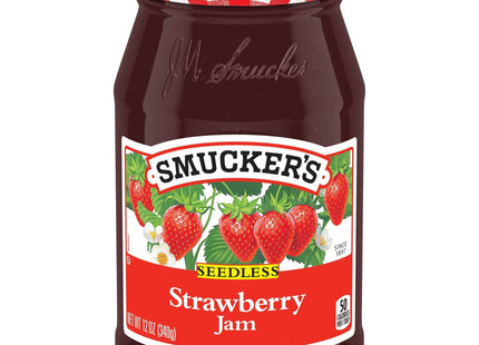 Smucker’s Seedless Strawberry Jam 12oz (2 Pack) - Food & Beverages > Honey Spreads Jams Preserves