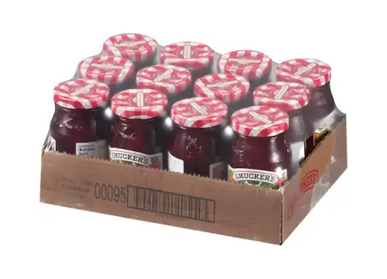 a box of red and white juice