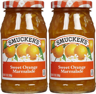 Smuckers Sweet Orange Marmalade Glass Jar Kosher 18oz (2 Pack) - Food & Beverages > Jam Honey Spreads Jams Preserves