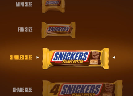 Snickers Peanut Butter Squared Candy Chocolate Bars 1.78oz (36 Pack) - Food & Beverages > Sweets Assortments