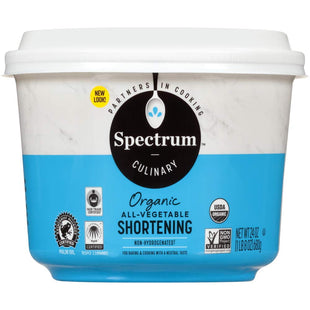 Spectrum Culinary Organic All-vegetable Shortening Gluten-Free 24oz - Health Care > Vitamins & Lifestyle Supplements