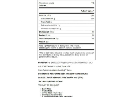 Spectrum Culinary Organic All-vegetable Shortening Gluten-Free 24oz - Health Care > Vitamins & Lifestyle Supplements