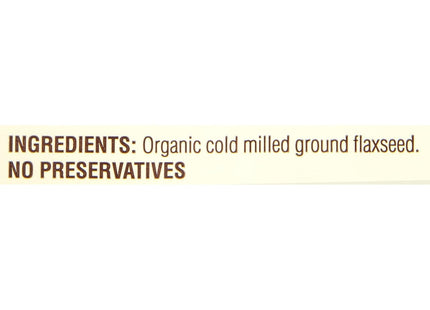 Spectrum Essentials Cold Milled Organic Ground Premium Flax Seed 14oz (24 Pack) - Health Care > Vitamins & Lifestyle