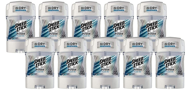 Speed Stick Antiperspirant Deodorant Ultimate Power Clear Gel 3oz (10 Pack) - Personal Care > Bath & Body