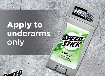 Speed Stick Mennen Active Fresh Deodorant Aluminum-Free 3oz (12 Pack) - Personal Care > Bath & Body Anti-Perspirant