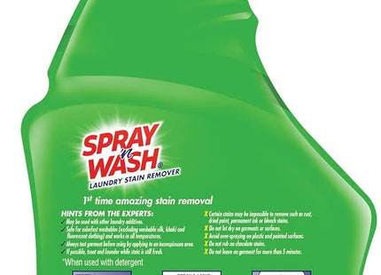 Spray ’n Wash Pre-Treat Laundry Stain Remover Trigger 22oz (12 Pack) - Household Supplies > Detergents Softeners &