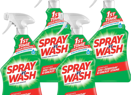 Spray ’n Wash Pre-Treat Laundry Stain Remover Trigger 22oz (4 Pack) - Household Supplies > Detergents Softeners &