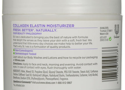 St. Ives Collagen Elastin Face Moisturizer Renewing for Dry Skin 10oz (4 Pack) - Personal Care > Lotion &