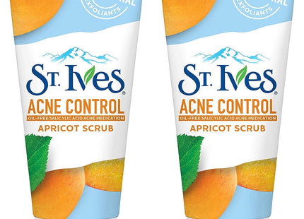 St. Ives Naturally Clear Acne & Blackhead Control Exfoliator Scrub Apricot 6 oz (7 Pack) - Personal Care > Skin