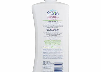 St. Ives Softening Body Lotion Coconut and Orchid 21 oz - Health & Beauty > Personal Care Cosmetics Bath Liquid Hand