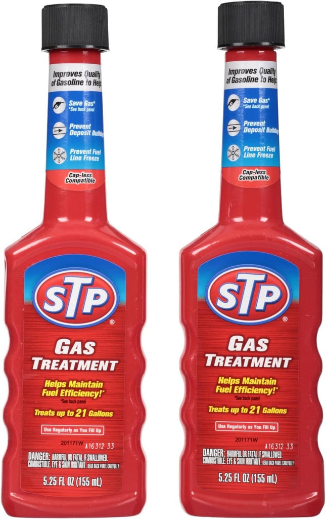 STP Super Concentrated Gas Treatment Colorless To Straw Liquid 5.25oz (2 Pack) - Automotive Tools & Supplies > Care