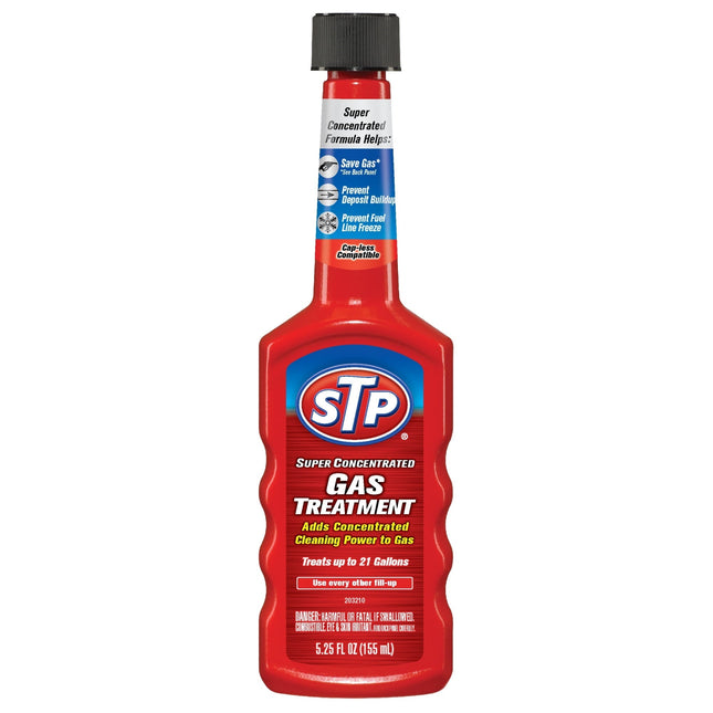 STP Super Concentrated Gas Treatment Colorless To Straw Liquid 5.25oz (12 Pack) - Automotive Tools & Supplies > Care