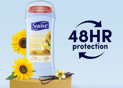 Suave Everlasting Sunshine Invisibl Solid AntiPerspirant Deodorant 2.6oz (4 Pack) - Personal Care > Bath & Body