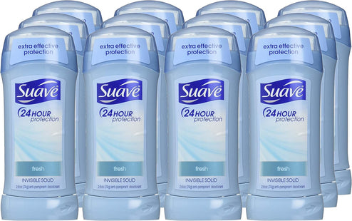 Suave Shower Fresh Antiperspirant Deodorant Stick Invisibl Solid 2.6oz (12 Pack) - Personal Care > Bath & Body