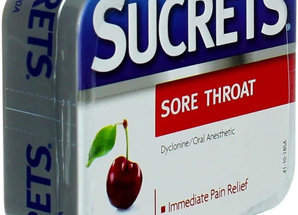 Sucrets Sore Classic Throat Lozenge Original Formula Wild Cherry 18ct (24 Pack) - Health Care > Coughing & Throats