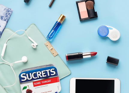 Sucrets Sore Classic Throat Lozenge Original Formula Wild Cherry 18ct (24 Pack) - Health Care > Coughing & Throats