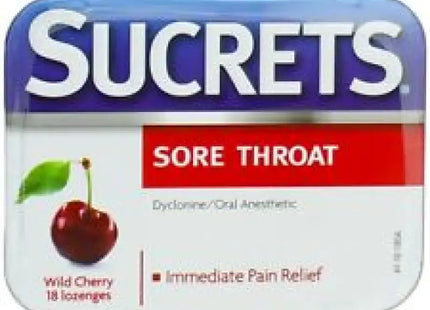 sucrets sore throat pain relief