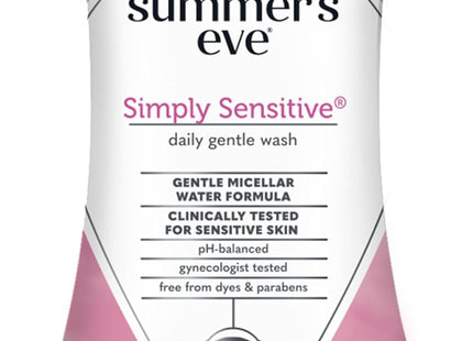 Summer’s Eve Feminine Wash Sensitive Skin Remove Odor pH Balanced 9oz (24 Pack) - Personal Care > Washes