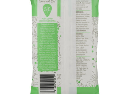 Summer’s Eve Aloe Love Gentle Daily Feminine Wipes pH Balanced 32ct (3 Pack) - Personal Care >