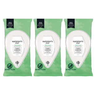 Summer’s Eve Aloe Love Gentle Daily Feminine Wipes pH Balanced 32ct (3 Pack) - Personal Care >