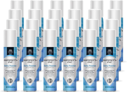 Summer’s Eve Daily Gentle Feminine Deodorant Spray Baby Powder 2oz (12 Pack) - Personal Care > Deodorants