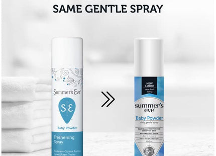 Summer’s Eve Daily Gentle Feminine Deodorant Spray Baby Powder 2oz (2 Pack) - Personal Care > Deodorants