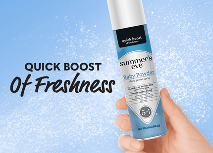 Summer’s Eve Daily Gentle Feminine Deodorant Spray Baby Powder 2oz - Personal Care > Deodorants