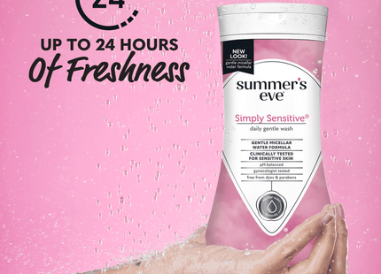 Summer’s Eve Feminine Wash Sensitive Skin Remove Odor pH Balanced 9oz - Personal Care > Washes