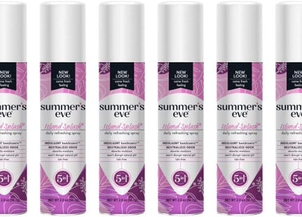 Summers Eve Island Splash Daily Refreshing Feminine Deodorant Spray 2oz (6 Pack) - Personal Care > Bath & Body