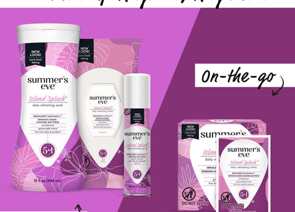 Summers Eve Island Splash Daily Refreshing Feminine Deodorant Spray 2oz (10 Pack) - Personal Care > Bath & Body