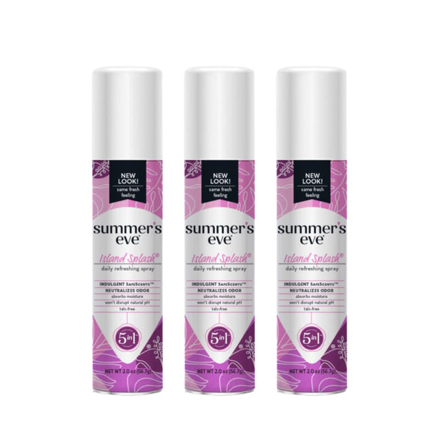 Summers Eve Island Splash Daily Refreshing Feminine Deodorant Spray 2oz (3 Pack) - Personal Care > Bath & Body