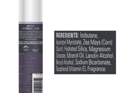 Summers Eve Ultra-Freshening Feminine Deodorant Aerosol Spray 2oz (4 Pack) - Personal Care > Bath & Body Anti-Perspirant
