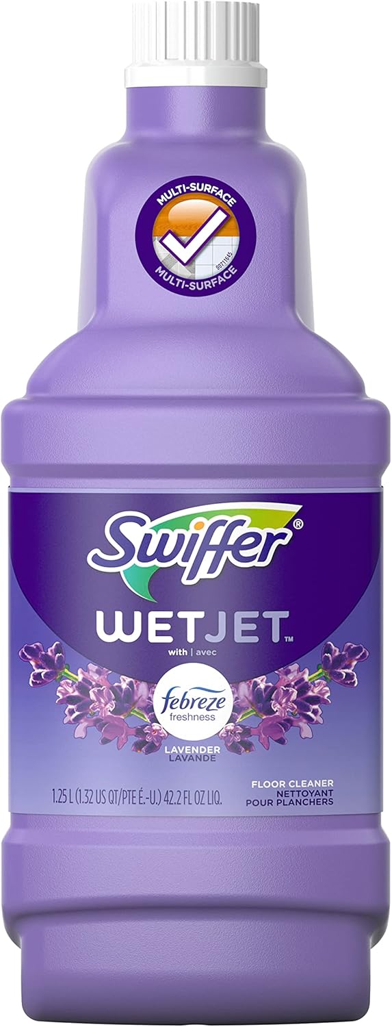 Swiffer Wet Jet Mop Refill Solution Cleaner Lavender 42.2oz - Household Supplies > Cleaners & Disinfectants Liquid