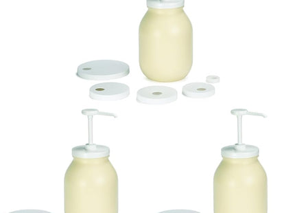 Tablecraft Economy Condiment Pump Kit White Plastic (6 Pack) - Kitchen & Dining > Food Storage Bags