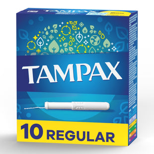 Tampax Cardboard Tampons Regular Absorbency Anti-Slip Grip 10ct (24 Pack) - Personal Care > Feminine